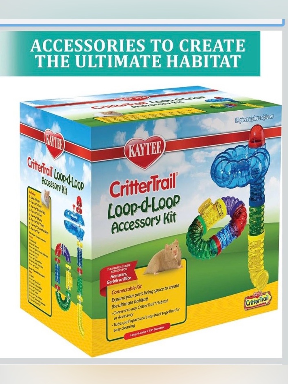 New Kaytee CritterTrail Loop-d-Loop Accessory Kit